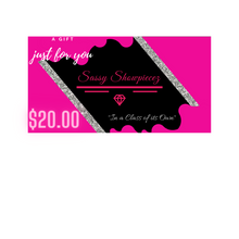 Load image into Gallery viewer, Sassy Showpiecez's Gift Cards 💝