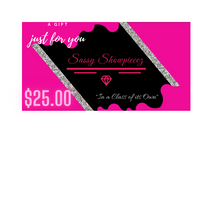 Load image into Gallery viewer, Sassy Showpiecez's Gift Cards 💝